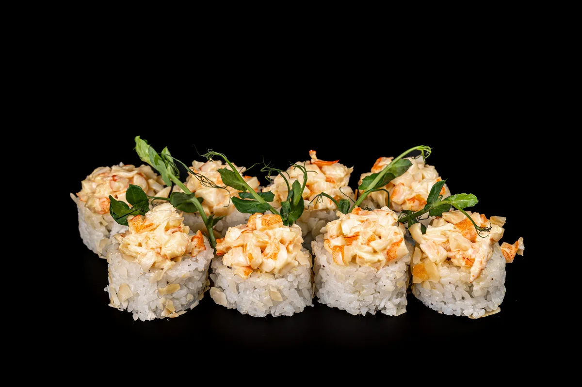 Мангобум с нежной креветкой