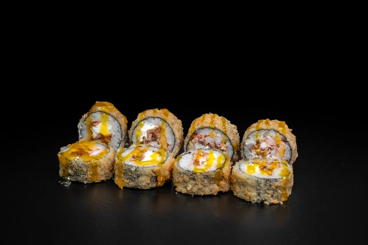 Ролл в темпуре с креветкой