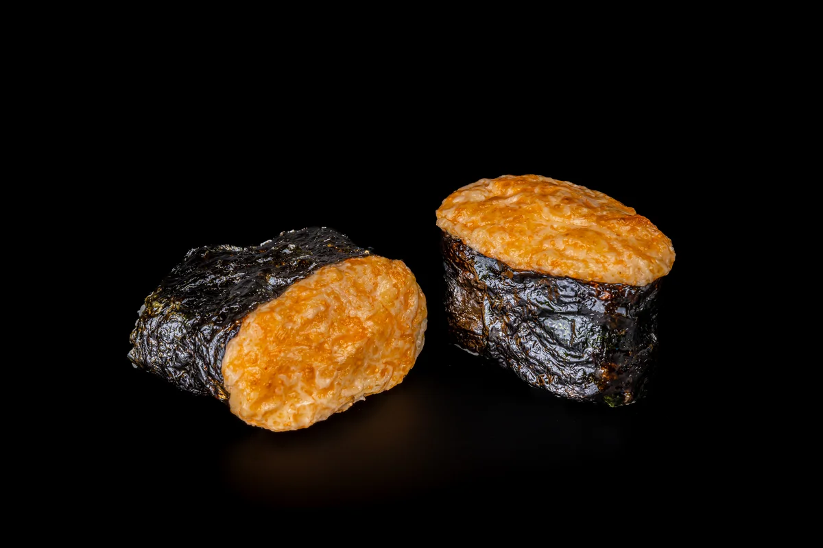 Запечённые гунканы с угрём 2 шт